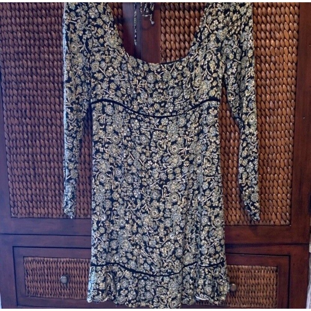 Free People Floral Mini Dress
